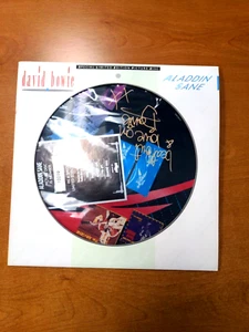 DAVID BOWIE Aladdin Sane Picture Disc LP 1984. RCA Disc NM, Sleeve VG Numbered - Picture 1 of 7