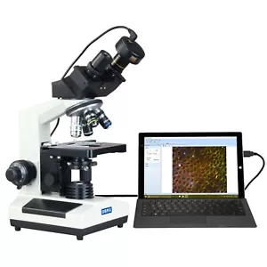 40X-1000X Binocular Compound Darkfield 9MP Digital Live Blood Microscope - Picture 1 of 8