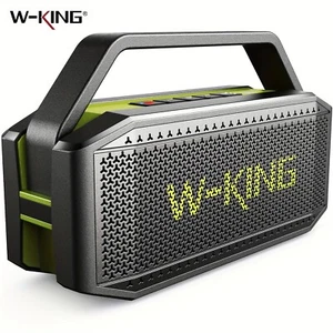 W-KING 100W Peak 60W Portable Loud Bluetooth Speakers Subwoofer Wireless outdoor - Picture 1 of 12