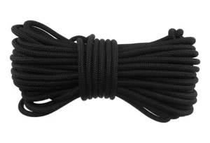 Cuerda elástica de alta resistencia de 6 mm de cuerda elástica atada negra 10/20/30 m - Imagen 1 de 5