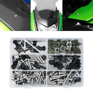 253x Stainless Fairing Bolt Kit Screws For Suzuki GSX 250R 600F 650F 750F 1100F - Picture 1 of 10