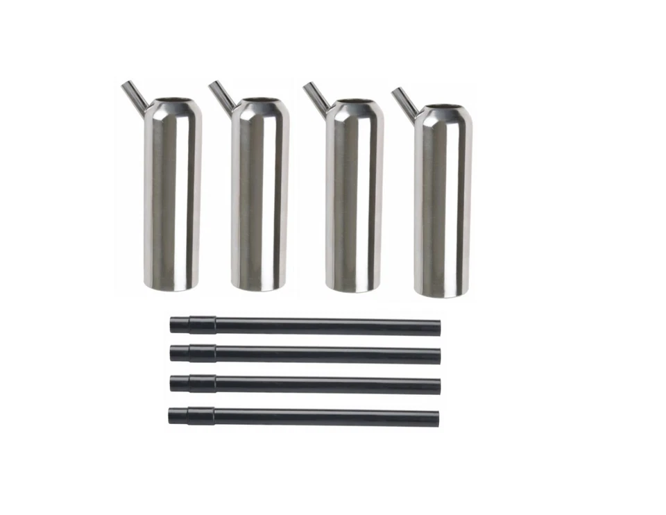 Melasty Short Vacuum Tube for Milking Machines and 1 Teat Cup Shell Combo