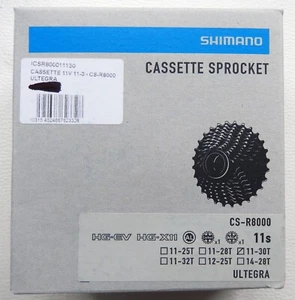 CASSETTE SHIMANO CS-R8000 11 VITESSES 11-30 NEUVE - Photo 1 sur 2