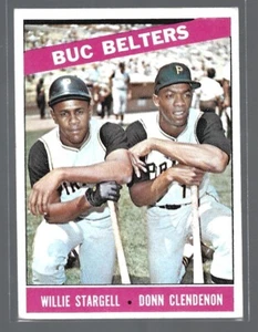 Willie Stargell/Donn Clendenon 1966 Topps Baseball #99-Buc Belters - Picture 1 of 2