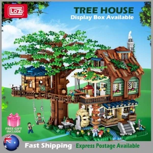 LOZ Tree House Building Blocks Set Display Model Kit Home Decor Gift Kids Adults - Picture 1 of 6