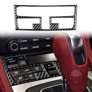 Carbon Fiber Air Condition Buttons Panel Cover Trim For Porsche 718 2016-2023 - Picture 1 of 5