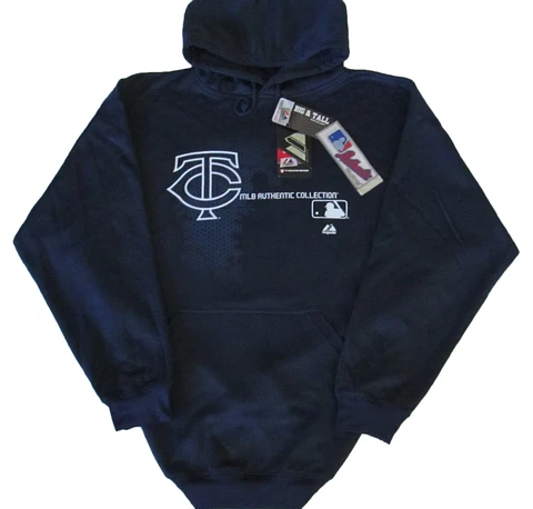 Minnesota Twins MLB Men's Authentic Collection Pullover Hoodie Big & Tall Sizes Cover
