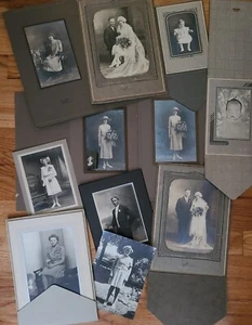 Lote de fotos antiguas - fotos de boda, niños, moda, - Imagen 1 de 5