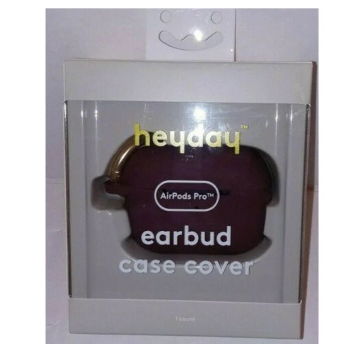 Heyday AirPods Pro Silicone Earbud Case Cover - Dark Purple New in Sealed Box - Image 1 of 1