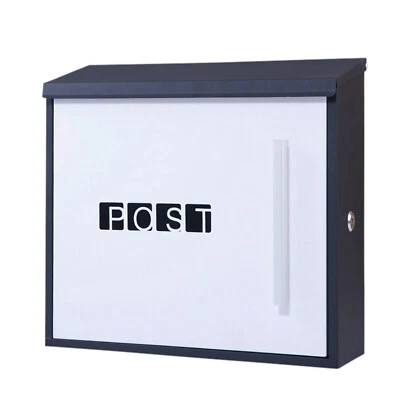 AREBOS Cassetta delle Lettere dal Design Moderno, Cassetta della Posta da Parete - Immagine 1 di 4