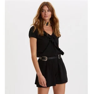 268317 Odd Molly Anthropologie I Rock Playsuit Strampler Kleid Einteiler schwarz M-2 - Bild 1 von 7