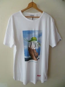 VNDL Herren T-Shirt Vandal Collective Gr. L Kurzarm "Psychic Waves" weiß (NEU) - Bild 1 von 8