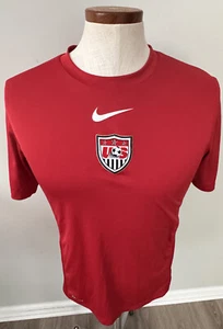 Nike Men's Medium Red USMNT Don't Tread On Me 2010 Soccer Football Shirt Jersey - Picture 1 of 7
