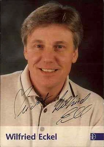 SR 1 Europawelle Radio TV Autogrammkarte Autogramm handsigniert Wilfried ECKEL - Bild 1 von 2