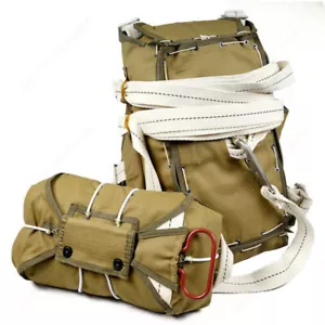 US!WW2 US Army Replica T-5 Airborne Parachute Bag Paratroopers Backpack STOCK - Picture 1 of 4