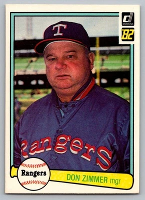 1982 Donruss - Don Zimmer #195 - Image 1 of 2