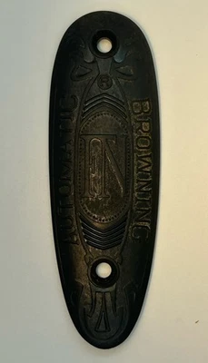 Espingarda semi-automática vintage FN Browning A5 5"X1-11/16"X3-3/8" Buttplate (90) - Imagem 1 de 4