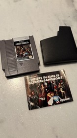 Where in Time Is Carmen Sandiego? Nintendo NES - Game, manual, sleeve