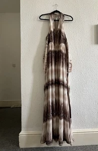 Mango Long Dress with a wrap around belt Size M - Picture 1 of 7