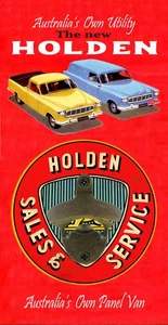 Holden Sales & Service - Wall Bottle Opener - Picture 1 of 1