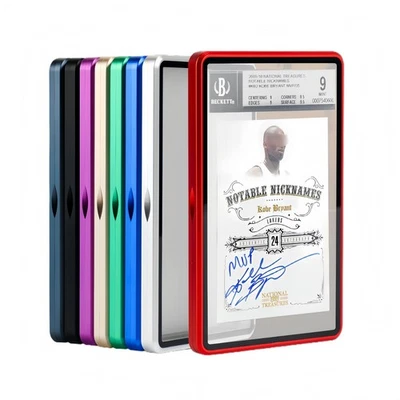 PSA Slab Protector-for Standard 35pt-130pt Graded Card,  Magnetic Aluminum Metal - Image 1 of 4