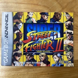 Super Street Fighter II / 2 Turbo Revival Manual Only Nintendo Game Boy Advance - Picture 1 of 4