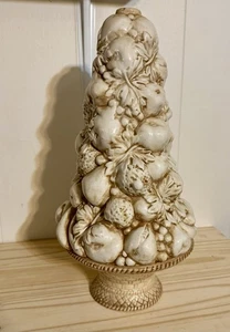 "Centro de mesa vintage de cerámica blanca mayólica 17"" MCM Italia 4546" - Imagen 1 de 14