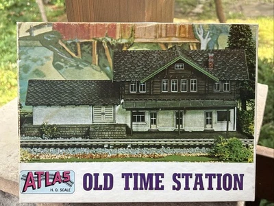 Atlas HO Scale Old Time Station Kit #761-398 Complete - Image 1 of 3