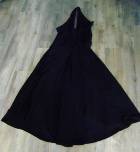 Scott Mcclintock  Vtg  Black  Formal Dress Sz LG HALTER TOP BEAUTIFUL LONG DRESS - Picture 1 of 5