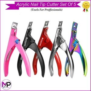 Cortador de puntas de uñas acrílico profesional borde en U cortaúñas falso para herramienta de manicura - Imagen 1 de 7