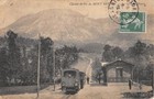 CPA 73 CHEMIN DE FER REVARD / LA GARE DE MOUXY / TRAIN