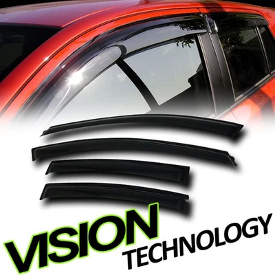 Para 11-15 Cruze/16 Limited Protector de lluvia/viento Tinte de humo Sombra Ventilación Ventana Viseras Foto 1 de 2