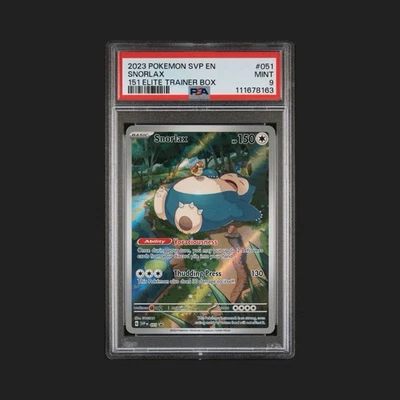 Snorlax 051 SV Scarlet & Violet Promo Card Full Art Holo Illustration Rare - Image 1 of 2