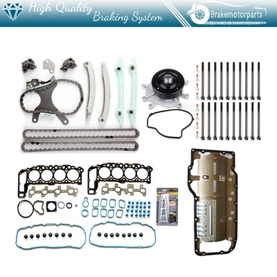 Head Gasket Set Head Bolts set Water Pump For 00-2001 Dodge Durango 4.7L V8 SOHC - Image 1 of 4