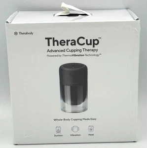 Therabody TheraCup Advanced Cupping Therapy Black Heat - NEW SEALED IN BOX - Picture 1 of 6