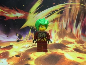 LEGO Exo Force Series TAKESHI v2 pelo verde usado raro difícil de encontrar - Imagen 1 de 3