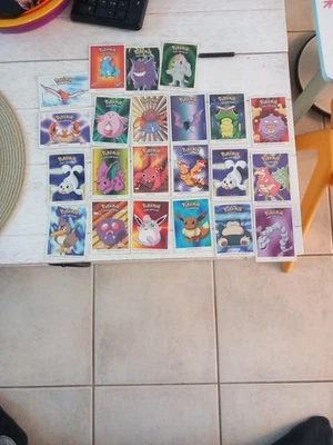 LOT DE 22 STICKERS DUNKIN BOOMER POKEMON - Photo 1/4