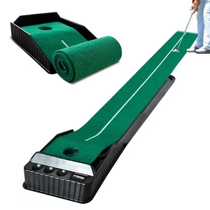 Golf Puttingmatte, Indoor & Outdoor Practice, mit Ballrückgabe - Bild 1 von 7