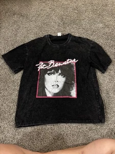 T-shirt maglietta divertente Pat Benatar in cotone taglia S - Foto 1 di 4