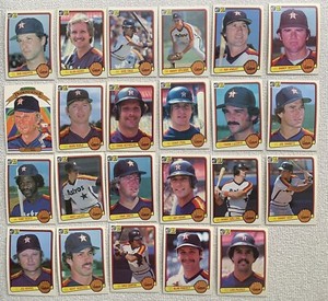 1983 Donruss HOUSTON ASTROS Team Baseball Cards (23) Cards No Duplicates! Niekro