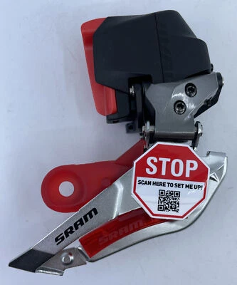 SRAM Rival eTap AXS Standard Front Derailleur - 2x12-Speed, Braze-on, Black, D1 - Image 1 of 4