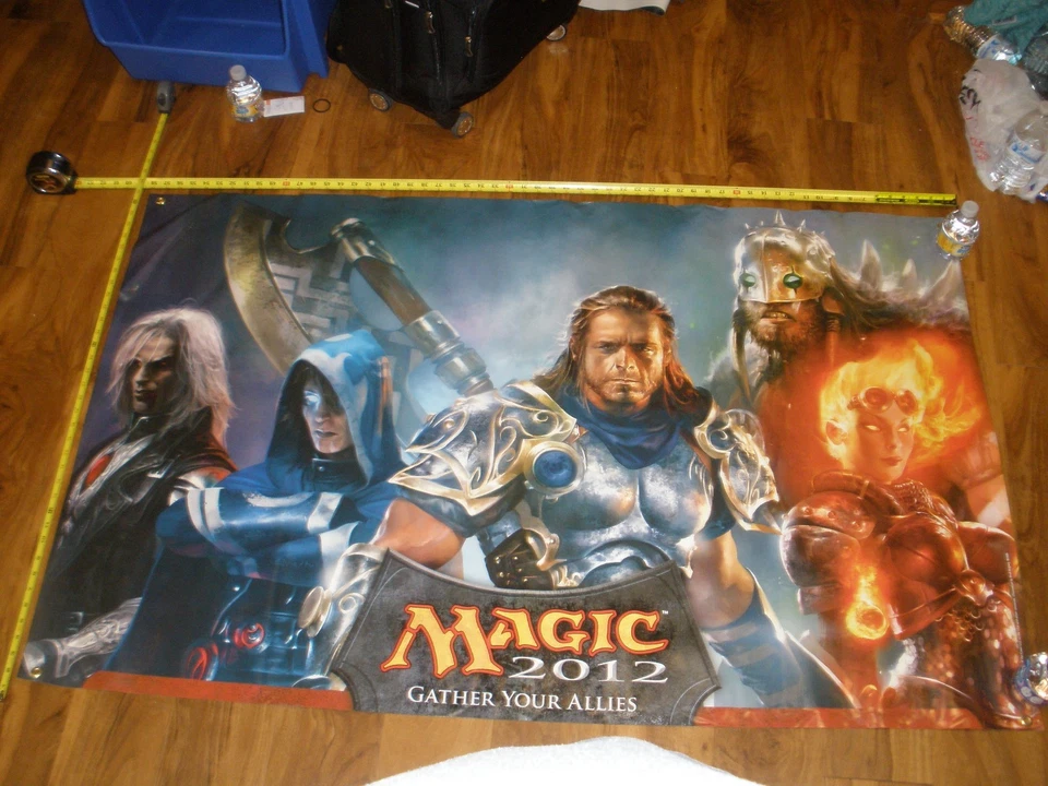 MTG Magic M12 Magic 2012 Planeswalker Vinyl Poster Hanging Store Display - Image 1 of 1