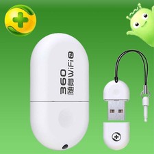 Mini 360 Portable USB Wifi Pocket Network Wireless Router 2nd Soft AP White SM