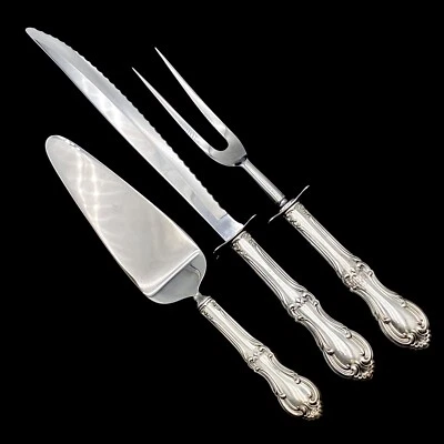 Lote de 3 piezas para servir de plata internacional Juana de Arco de ley e acero inoxidable Foto 1 de 4