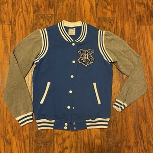 Harry Potter Womens Sweatshirt Size S Blue Ravenclaw Quidditch Varsity Sweater - Picture 1 of 13