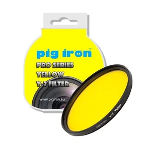 Pig Iron Yellow Filter 40.5mm Y2 Contrast Booster Camera Lens Round Filter - Picture 1 of 16