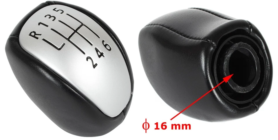 POMMEAU LEVIER DE VITESSE 6 VITESSES POUR RENAULT LAGUNA III 2007-2015 328650008 - Imagen 1 de 1