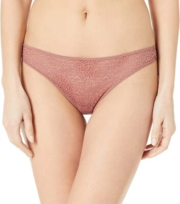 DKNY 268186 Mujer Moderno Encaje Tanga Panty Ropa Interior Talla L Foto 1 de 2