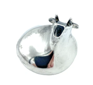 Vintage Dansk Cow Paperweight International Design Bull Silverplated 2" - Picture 1 of 10