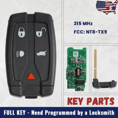 Llave inteligente remota sin llave 315 MHz para Land Rover LR2 Freelander2 2008-2012 NT8-TX9 Foto 1 de 4